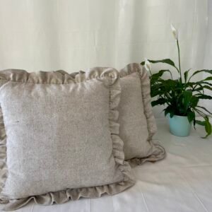 Lot de 2 housses de coussin 45x45