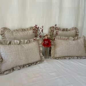 Lot de 4 coussins carré et rectangulaire