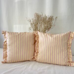 Lot de 2 housses de coussin 45x45